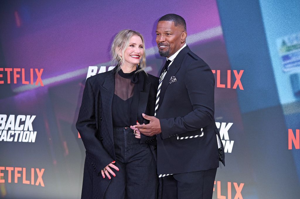Cameron Diaz and Jamie Foxx attend the "Back in Action" Berlin Special Screening at Zoo Palast on January 15, 2025 in Berlin, Germany