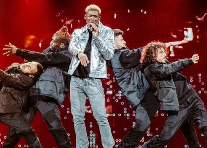 La actuación de Jérémie Makiese en 'Eurovisión'