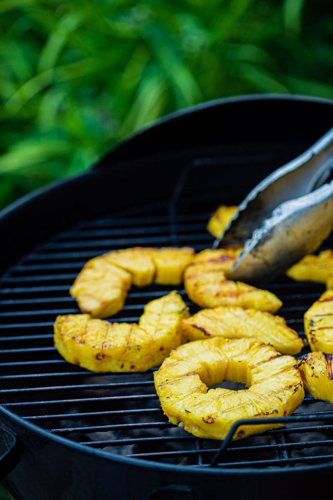 Piña a la barbacoa