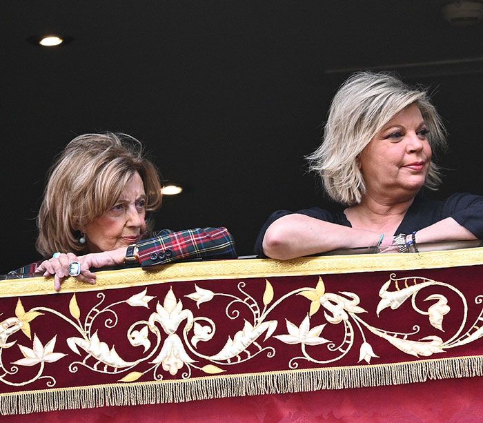 Terelu y María Teresa Campos, en Málaga en Semana Santa