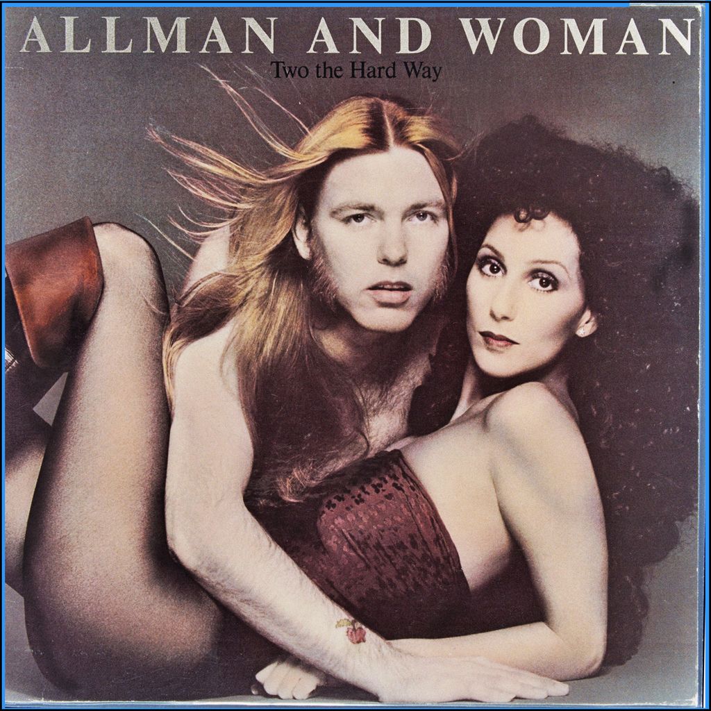 La cantante y su marido y su álbum "Allman and Woman" en 1977
