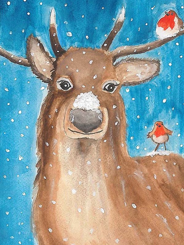 Dibujo del príncipe George, de 9 años