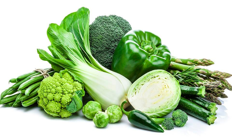 variedad de verduras
