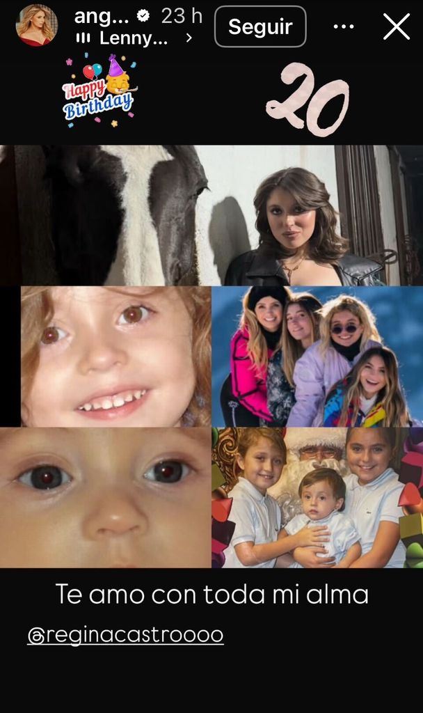 La Gaviota felicitó a su hija Regina con esta publicación