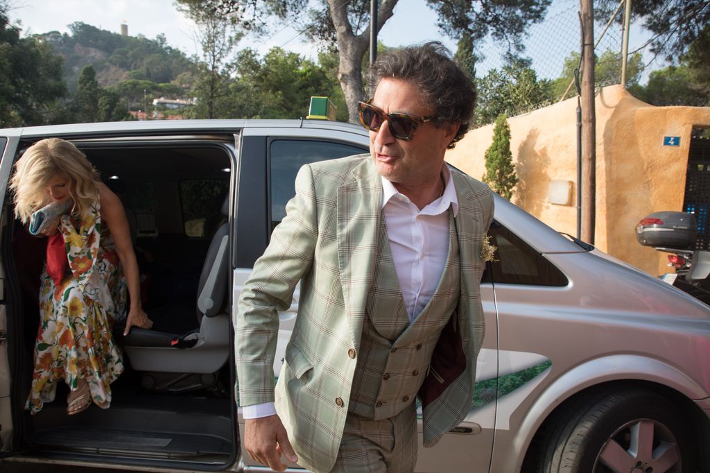 Pepe Rodriguez llega al enlace de su gran amigo y compañero