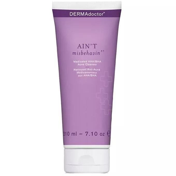 dermadoctor ain 39 t misbehavin 39 medicated aha bha acne cleanser