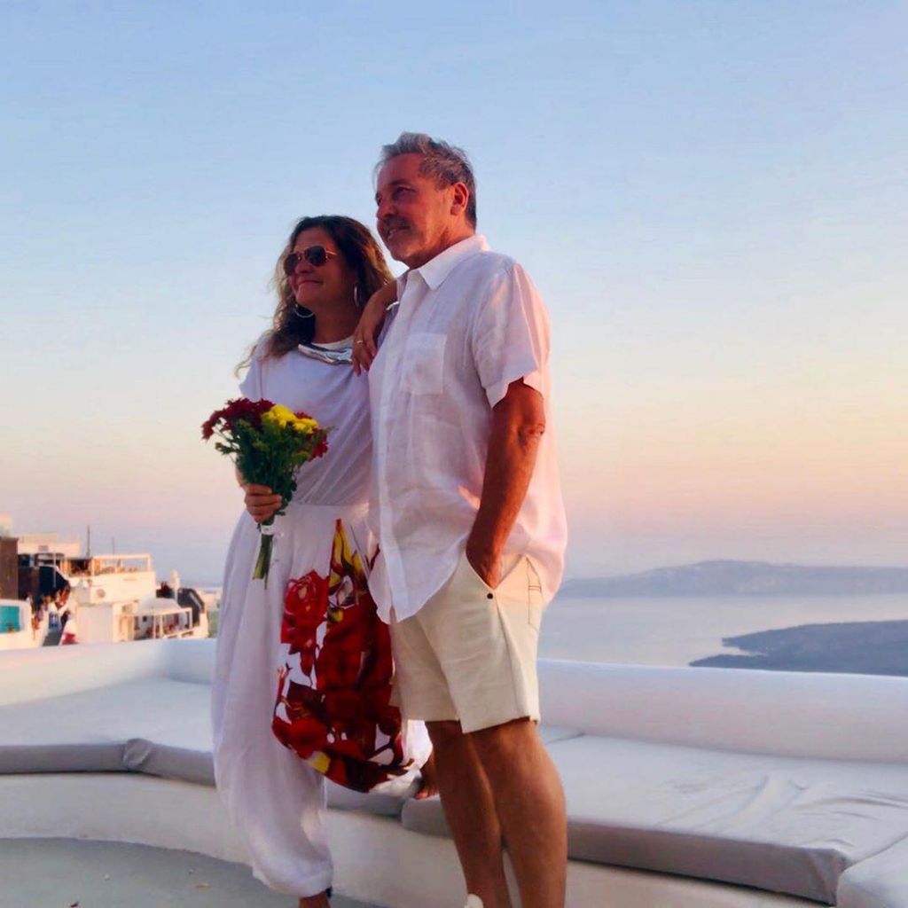 montaner y su esposa