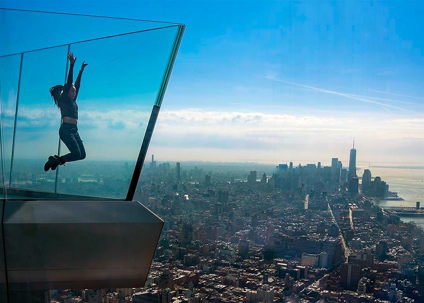 The Edge, uno de los mejores miradores de la ciudad de Nueva York en el que hemos podido ver a María Pombo y Pablo Castellano