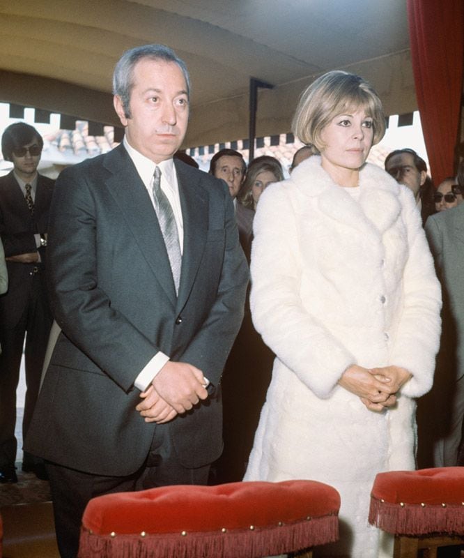 Laura Valenzuela con su marido José Luis Dibildos