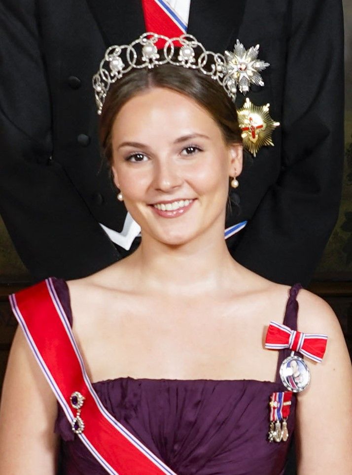 Ingrid Alexandra de Noruega en la gala de su 18 cumpleaños, 2022
