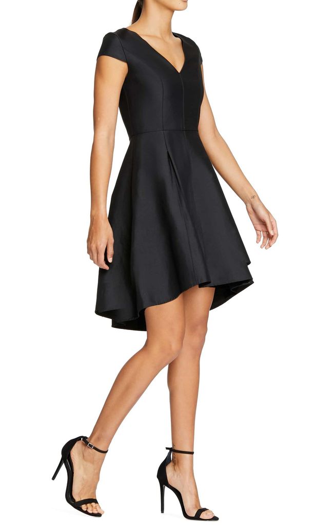 high low cocktail dress de halston heritage