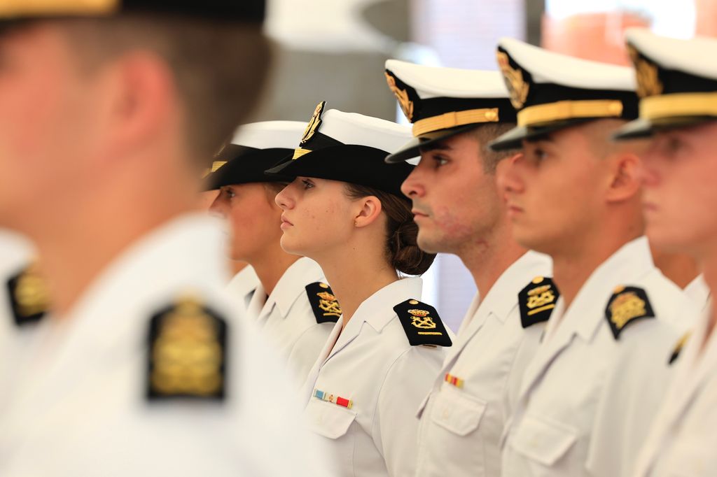 Leonor en la Escuela Naval de Marín