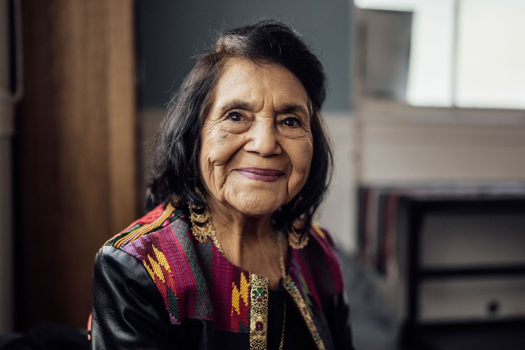 La líder sindical y activista Dolores Huerta falleció a los 96 años.