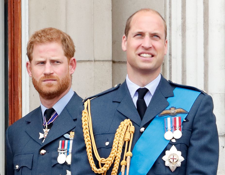 El príncipe Harry y Guillermo, en una imagen de archivo de 2018