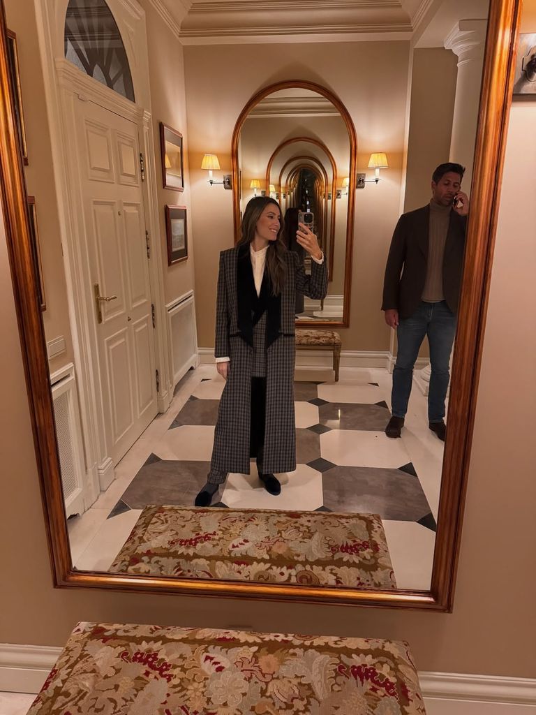 Ana Boyer con look de firma española.