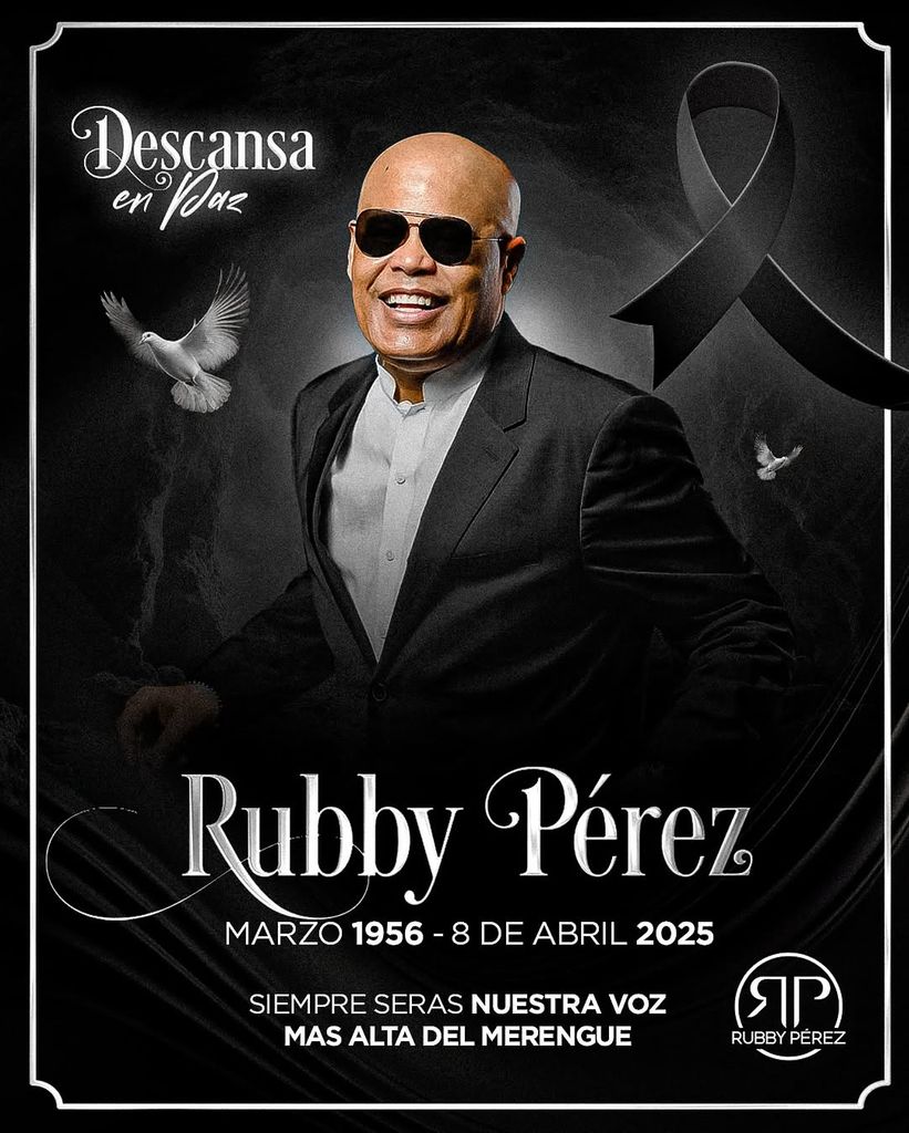 La familia de Rubby Pérez confirmó la noticia de su deceso a través de un comunicado en sus redes sociales