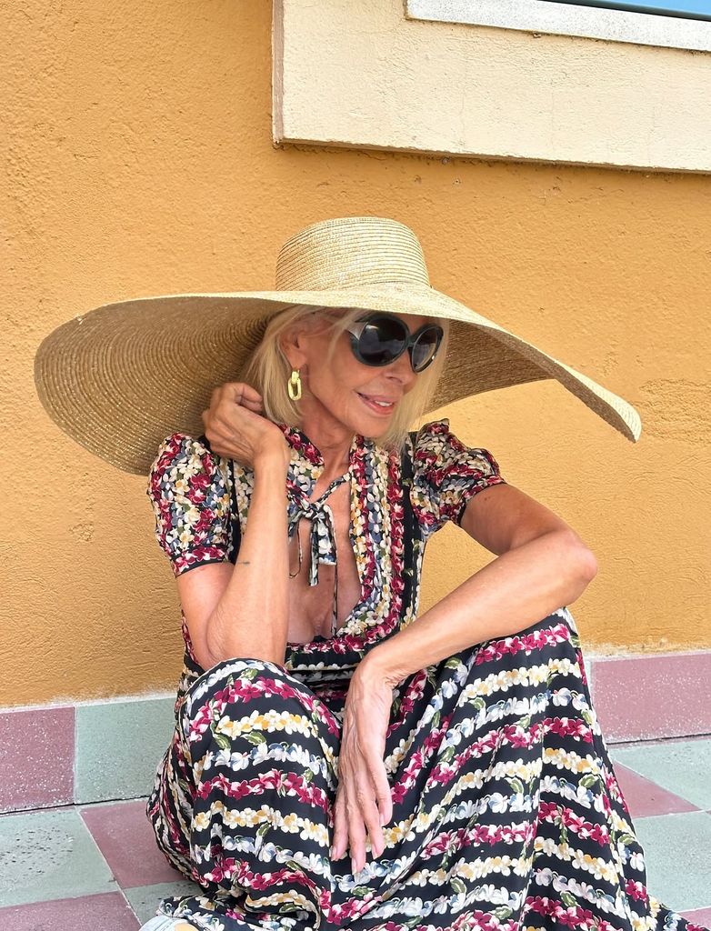 Bibiana Fernández en el cumple de Almodóvar