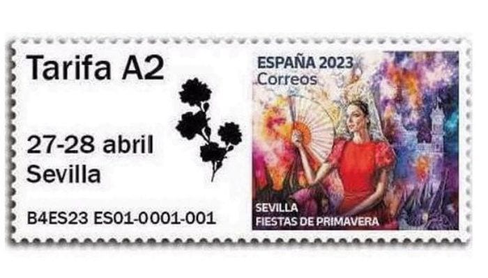 Eva González sello 