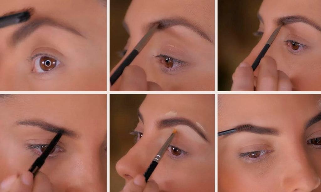 El color de cejas no debe ser más oscuro que el cabello