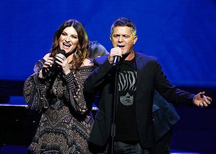 Laura Pausini y Alejandro Sanz 