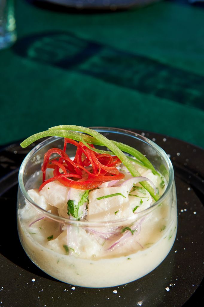 Ceviche con leche de tigre