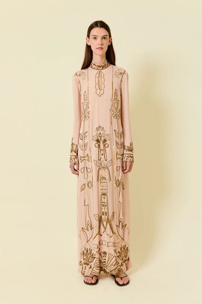 Vestidos para madrina de boda hermana del novio Philippa 1970
