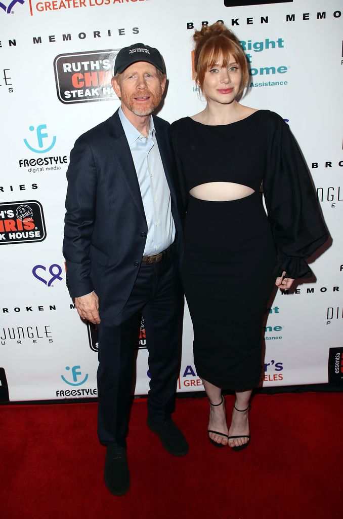Ron Howard junto a su hija mayor, Bryce Dallas Howard