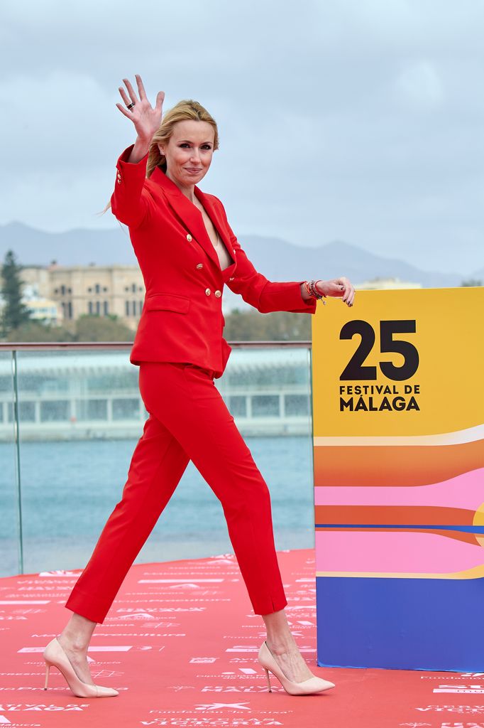 La presentadora y actriz, en el Festival de Cine de Málaga 2022