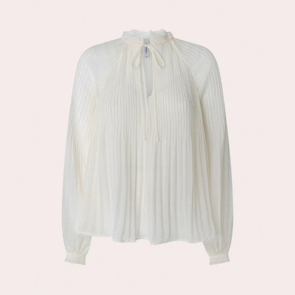 blusa plisada