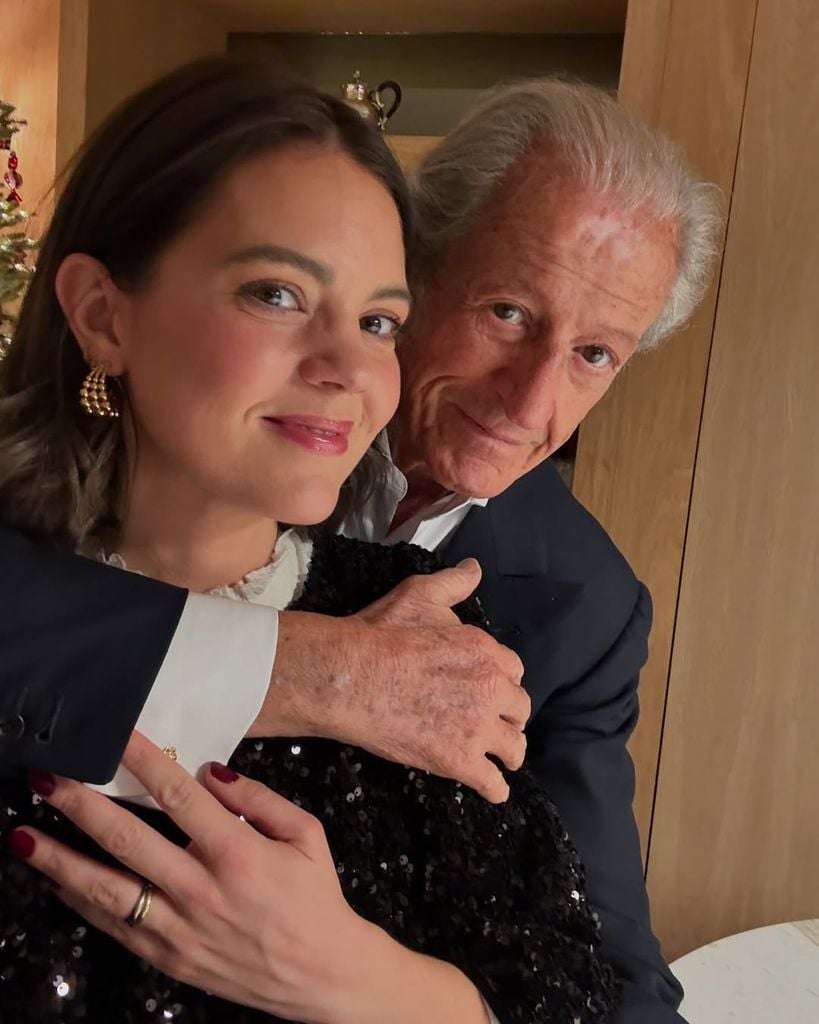 Isabelle Junot en Nochebuena en familia