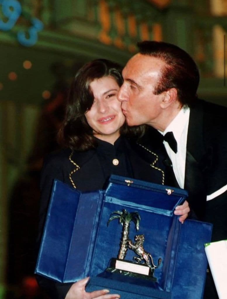 Laura Pausini y Pippo Baudo