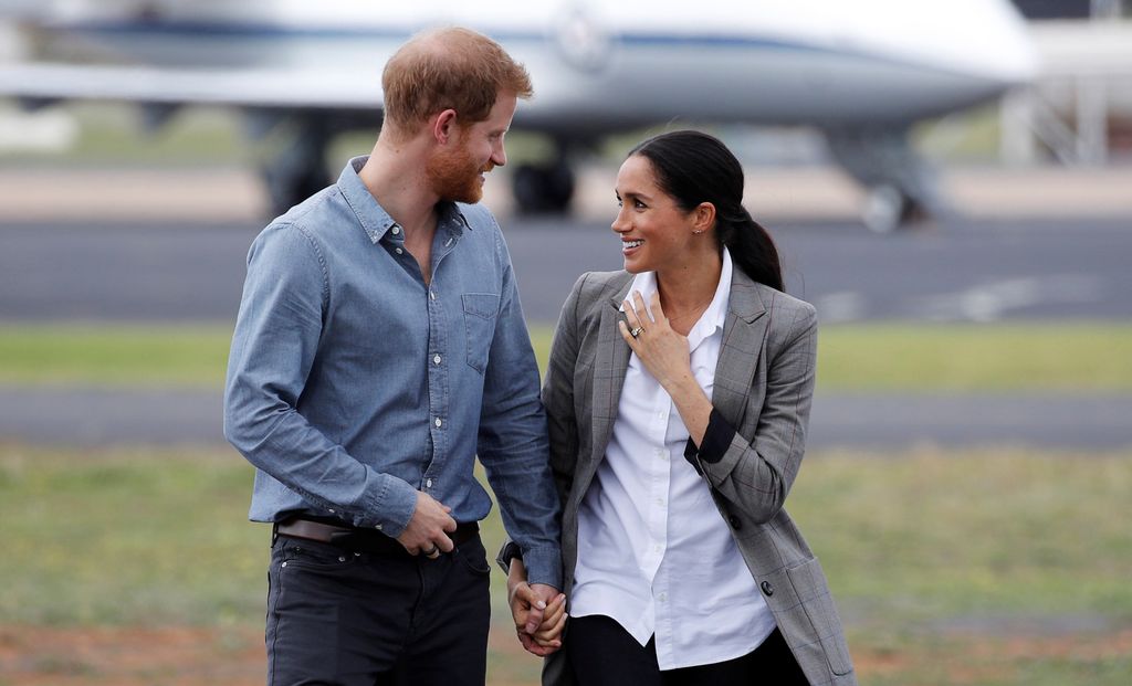 El príncipe Harry junto a Meghan Markle, en una imagen de archivo