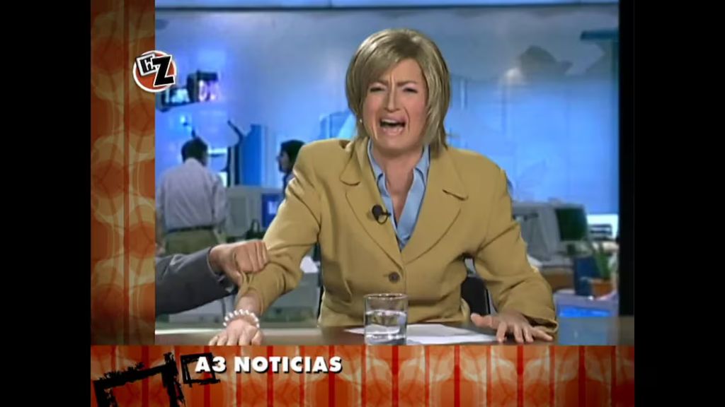 Silvia Abril imitando a Susanna Griso en 'Homo Zapping'