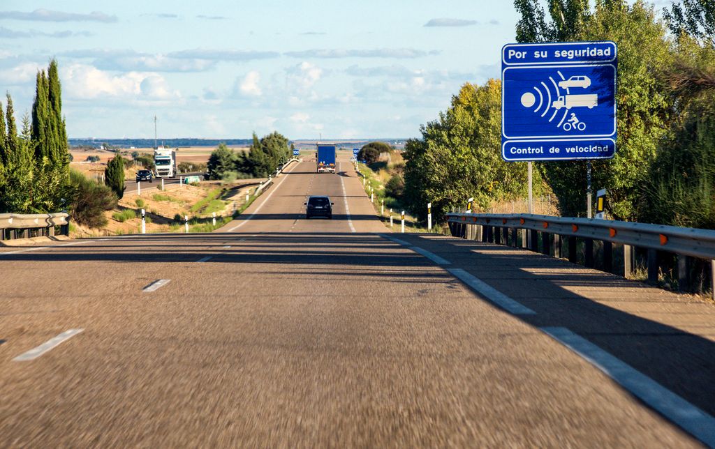 control de velocidad por radar