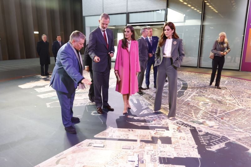 Reyes Felipe y Letizia con Federico y Mary de Dinamarca