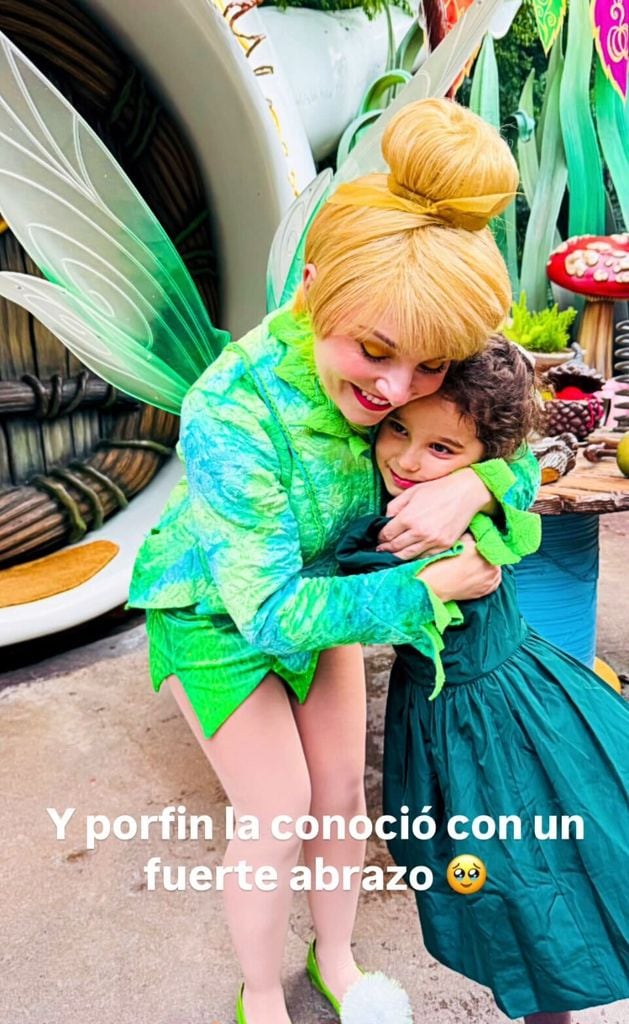 Cayetana pudo conocer a Tinker Bell