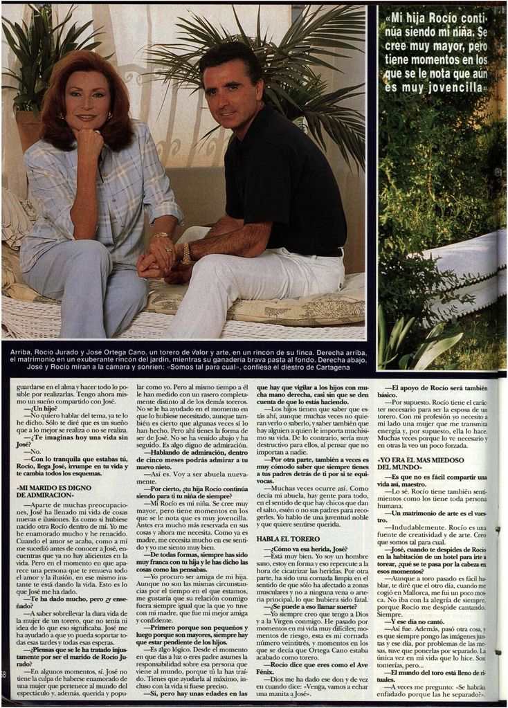 PDF. Hola 2820. Agosto 1998. Rocío Jurado y Ortega Cano en Yerbabuena.