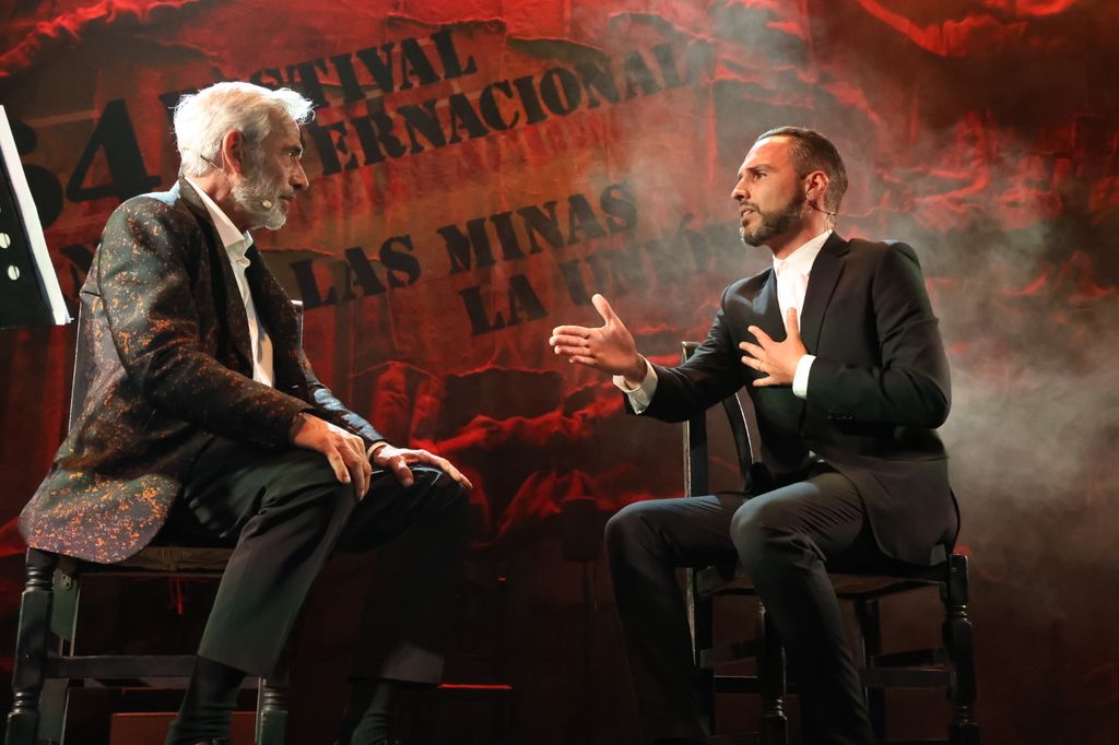 Imanol Arias reaparece en el Festival Internacional del Cante de las Minas en Murcia tras su condena por delitos fiscales