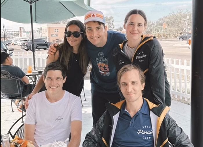  Claudia Osborne y María Fernández Rubíes en Florida con sus maridos