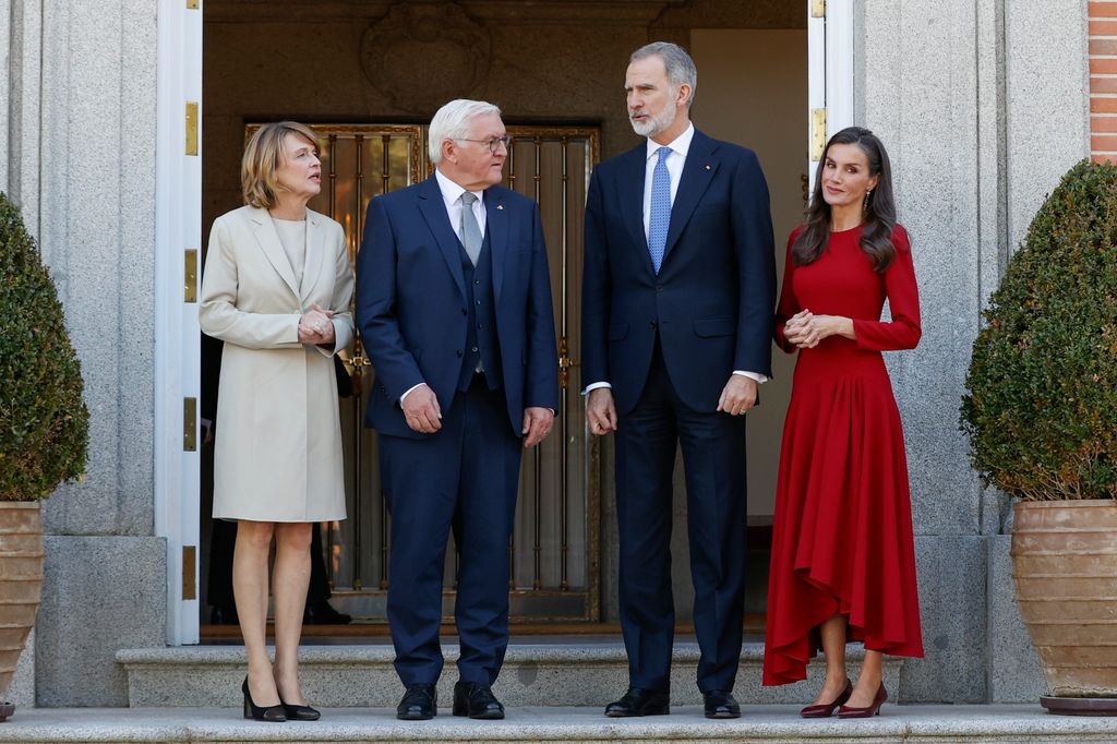 EL REY FELIPE VI Y LA REINA LETIZIA JUNTO AL PRESIDENTE DE LA REPÚBLICA FEDERAL DE ALEMANIA, FRANK WALTER STEINMEIER Y LA DAMA ELKE BUDENBENDER ALMUERZAN TRAS LA VISITA DE ESTADO