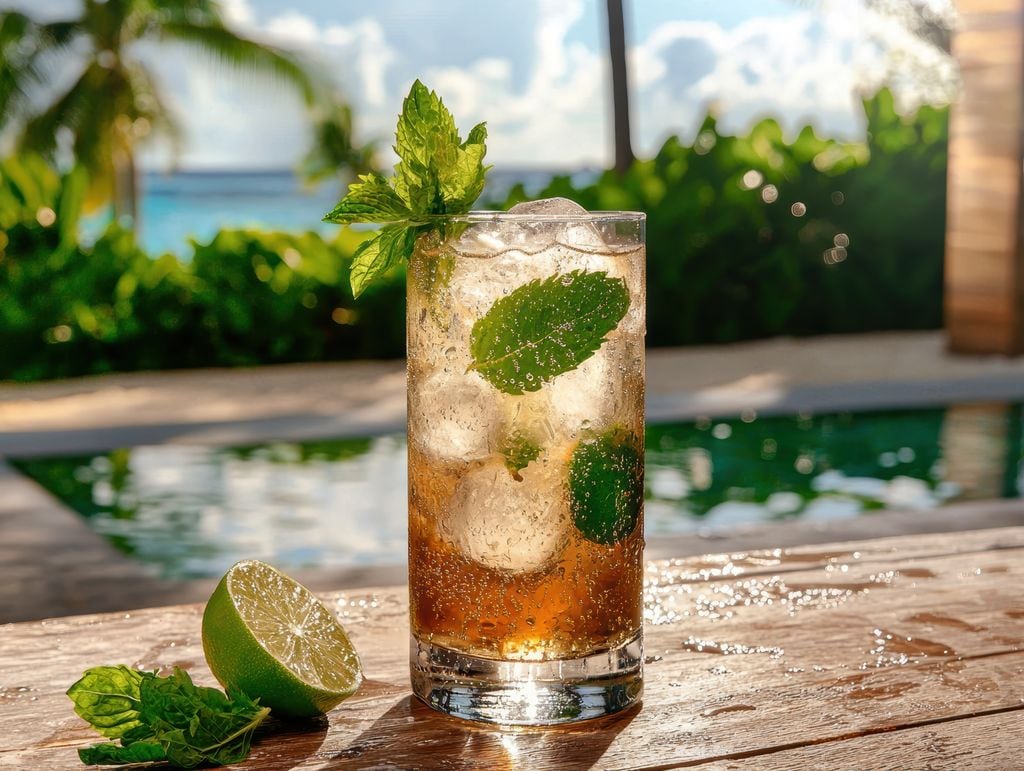 El mojito, gracias a las burbujas, es un cóctel refrescante.