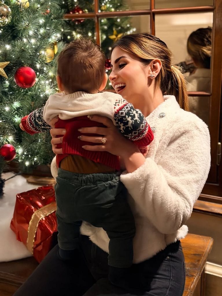 Sofía Rivera Torres junto a Ferrán en Suiza.