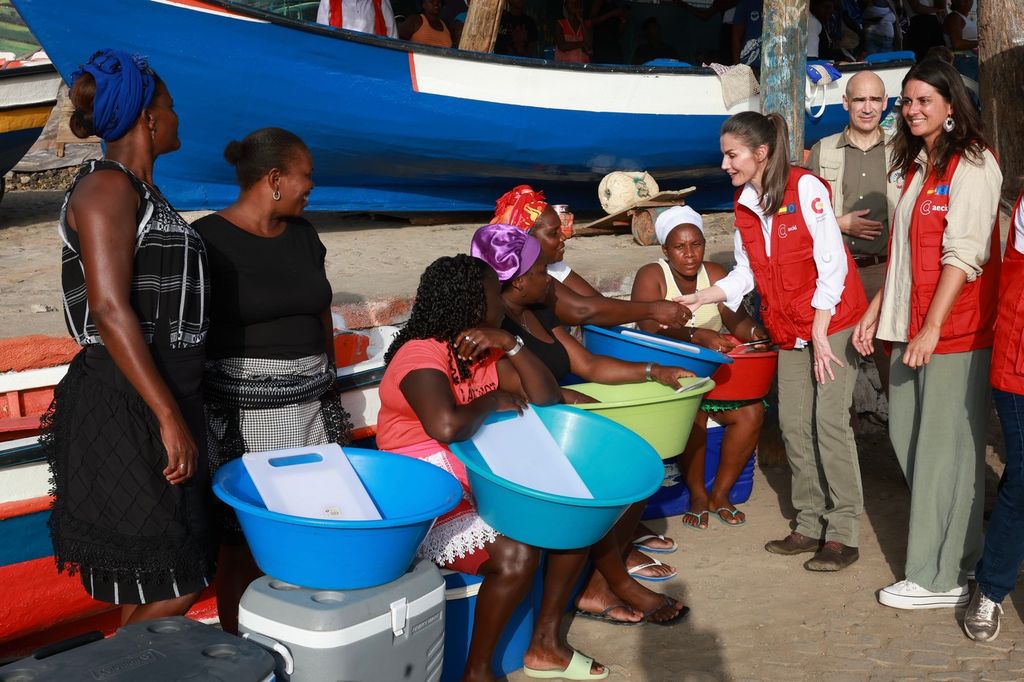 La reina Letizia en Cabo Verde