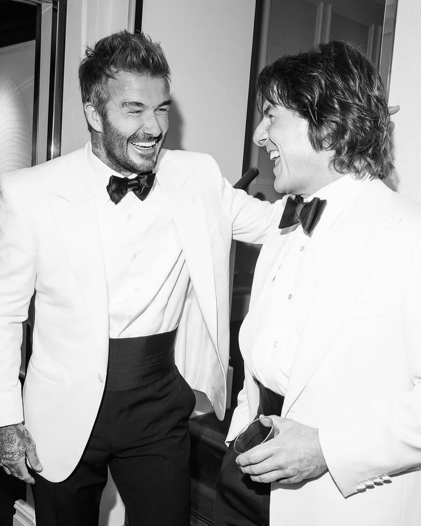 David Beckham y Tom Cruise son grandes amigos desde hace tiempo.