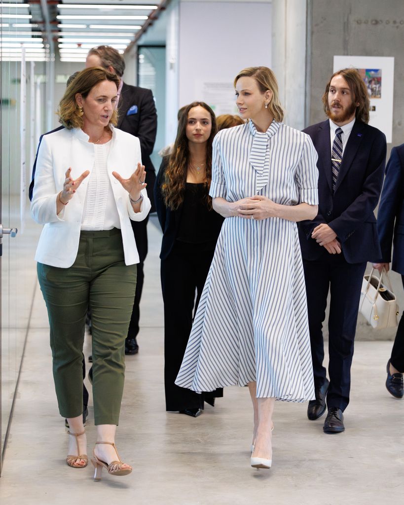 La princesa Charlene en su segundo día en Madrid