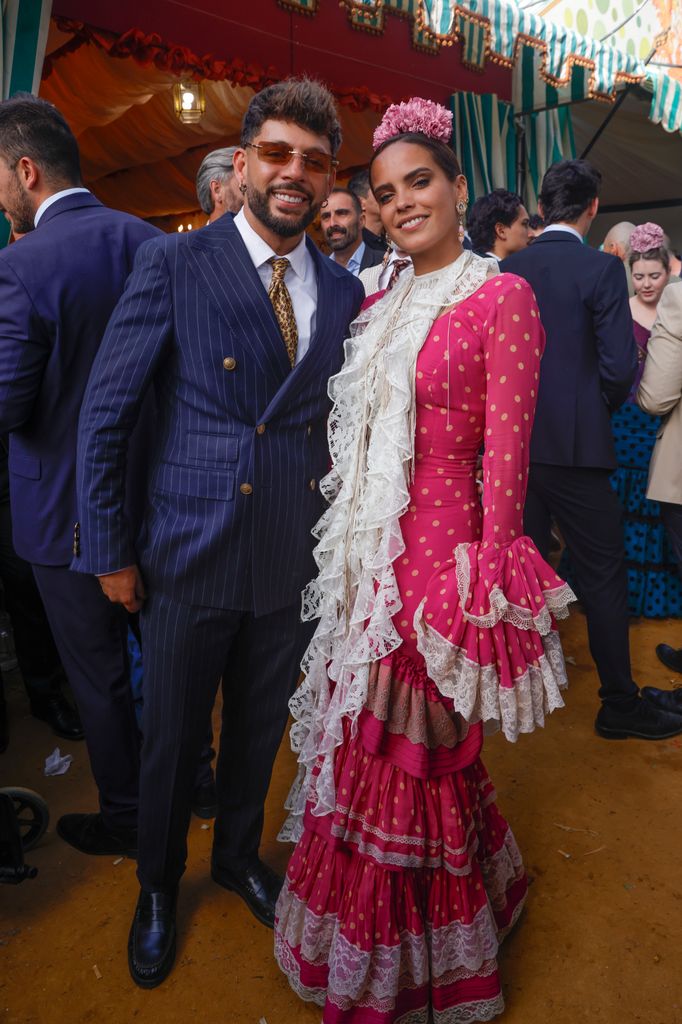 Gloria Camila con su pareja, Álvaro García