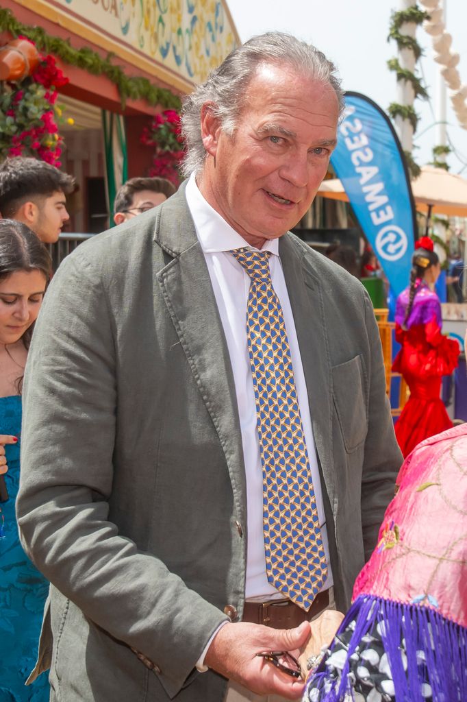 Bertín Osborne during April Fair 2026 in Sevilla on Thursday, 23 April 2026.