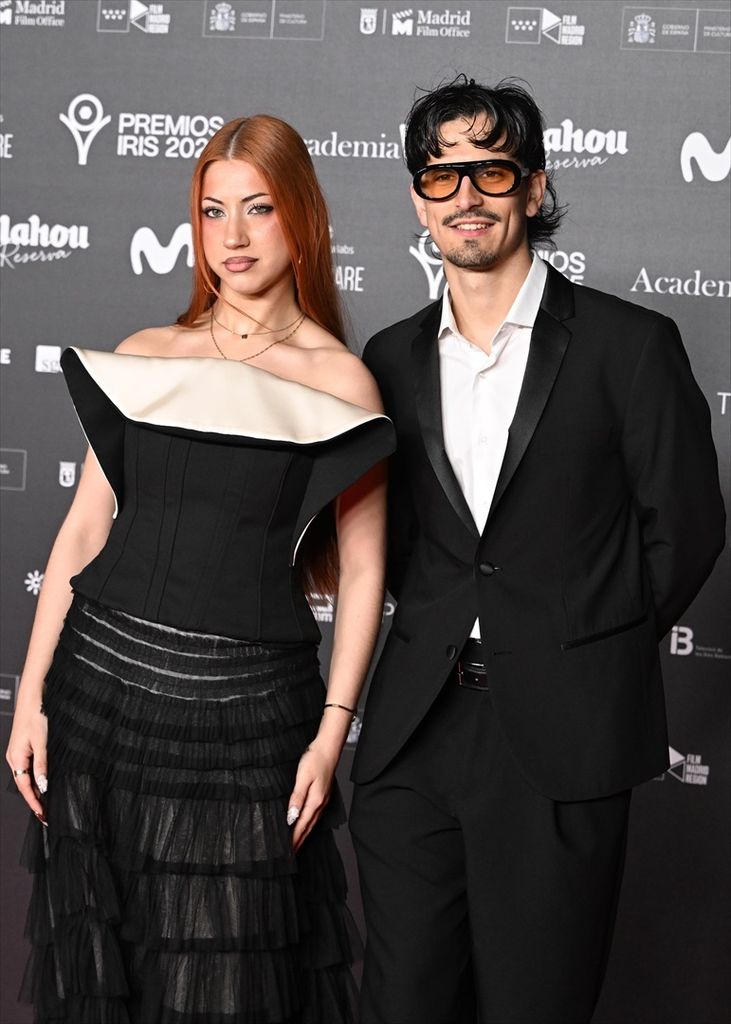 Los artistas ganadores del Benidorm Fest 2026, Tony Grox & LUCYCALYS en los Premios Iris 2026