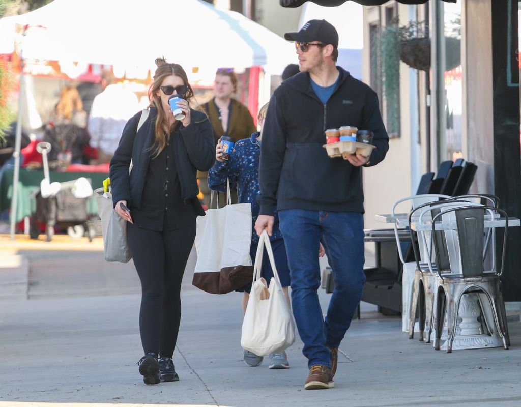 La pareja, por las calles de Los Ángeles (California)