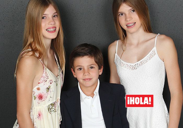 Victoria, Cristina y Guillermo Iglesias
